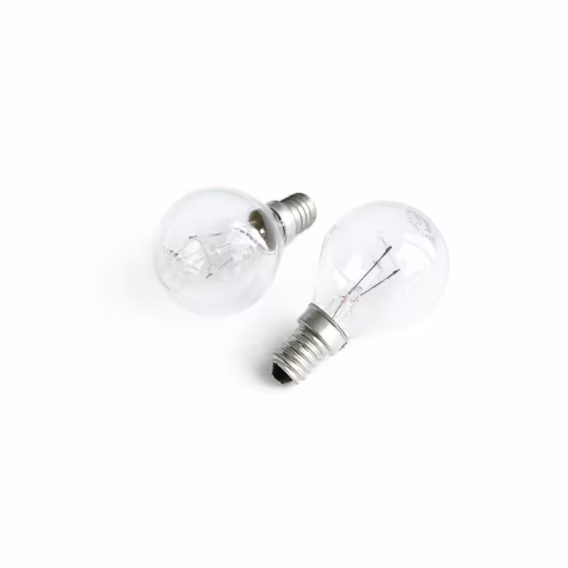 Лампа, сфера, мини, прозрачна, цокъл E14, 220VAC, 25W