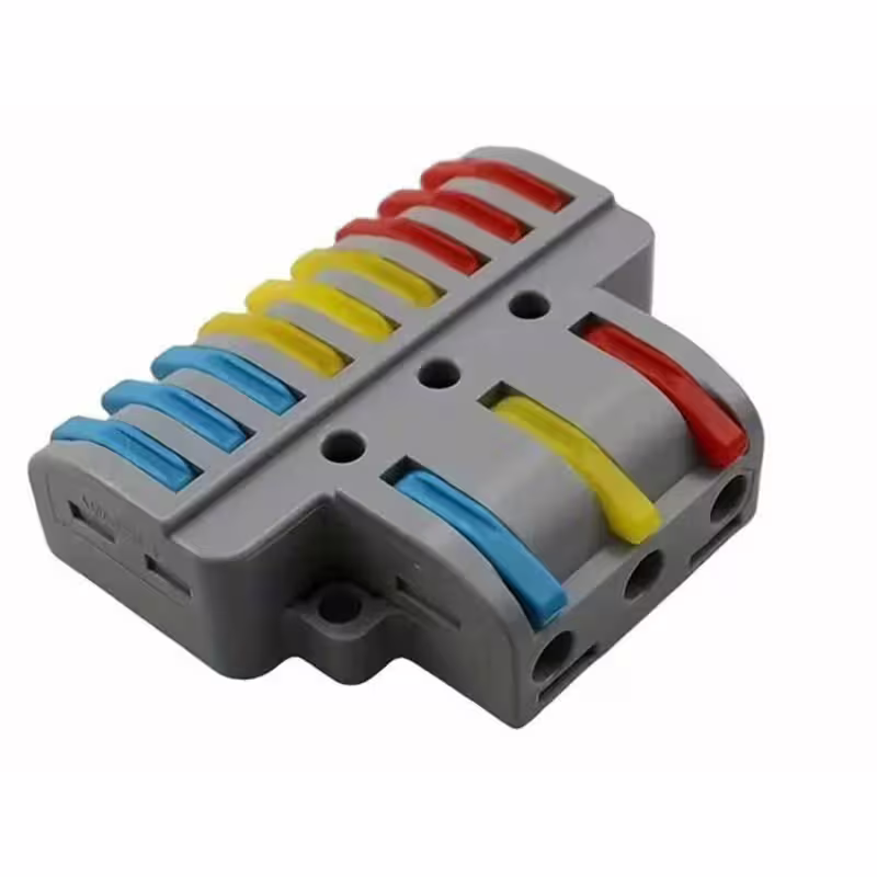 Бърза връзка D3-9, кабели, 3 входа, 9 изхода, 600VAC, 32A, 4mm2