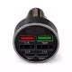 Автомобилно зарядно 2в1, бързо зареждане, 4xUSB, 2xType-c, от 5VDC до 12VDC, 24W