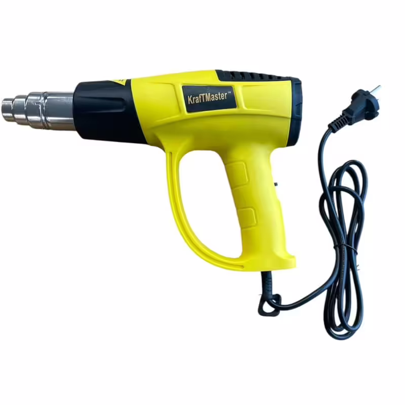 Пистолет за горещ въздух Kraft Master, 2 степени, 680&deg;C, 2000W, 220VAC