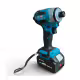 Гайковерт Kraft Master, импакт, акумулаторен, ударен, зелен, 36VDC, 8Ah, 850Nm, к-т