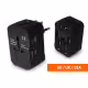 Преходник за пътуване LX6058, универсален UK, EU, US, AU, USB, USB Type-C, 220VAC, 6A