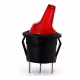 Ключ KCD1-5, 3pin, 2 положения, светещ, червен, 250VAC, 6A, Ф20mm, SPST