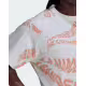 Adidas Allover Print 3-Stripes Tee White
