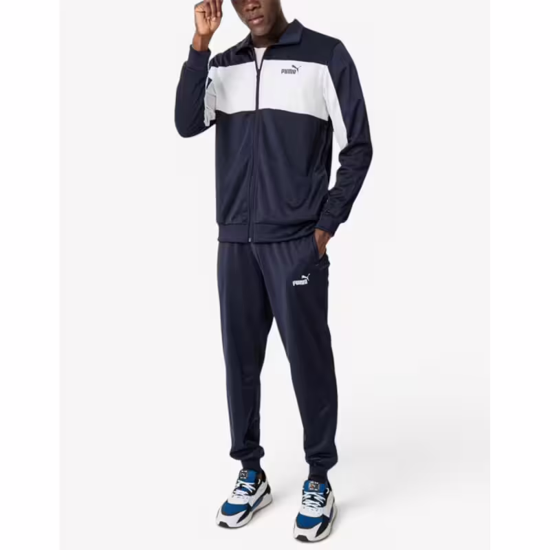PUMA Poly Colorblock Suit Blue/White