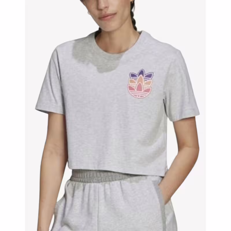 Adidas Originals Logo Play Tee Grey