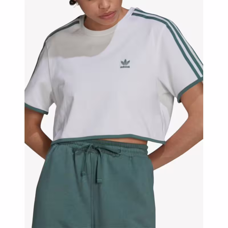 Adidas Originals Crop Tee White