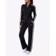 Adidas Performance Essentials 3s Knit Tracksuit Black