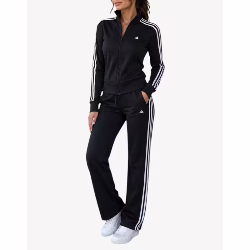 Adidas Performance Essentials 3s Knit Tracksuit Black