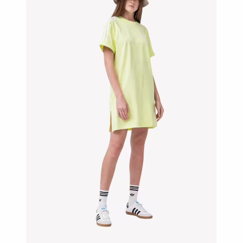 Adidas Originals Tee Dress Yellow