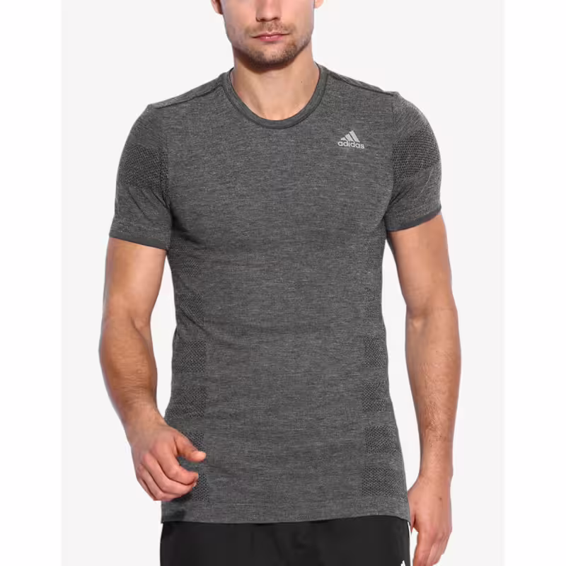 Adidas Adistar Primeknit Wool Running Tee Grey