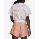 Adidas Allover Print 3-Stripes Tee White