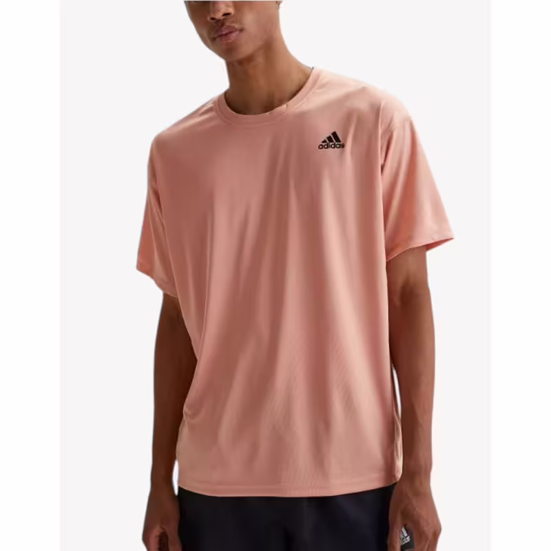 ADIDAS Yoga Sports Round Neck Short Sleeve Tee Pink
