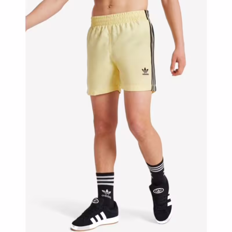 Adidas Originals Adicolor 3-Stripes Swim Shorts Yellow Jr