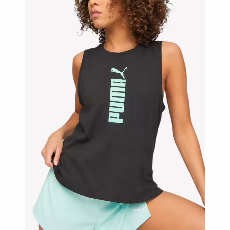 Puma Fit Tri-Blend Tank Black