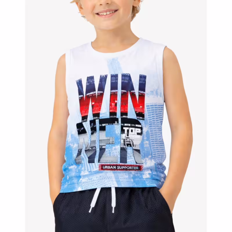 CHICCO Boys Winner Tank White/Blue