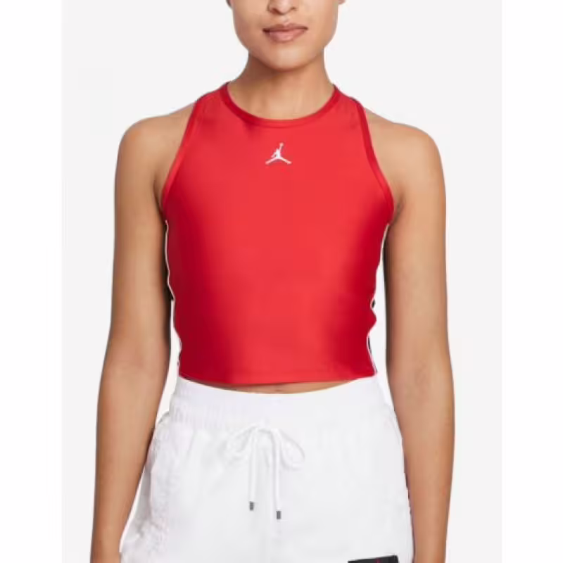 Nike Jordan Essential Cropped Tank Top Red