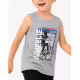 CHICCO Boys Wheelie Tank Light Grey