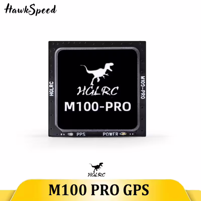 HGLRC M100 PRO GPS Модул с Компас QMC5883L за FPV Дронове (10-то Поколение)