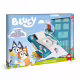 Комплект за създаване на стикери Bluey с 12 флумастери, 50 стикери, 7 печата и книжка за оцветяване