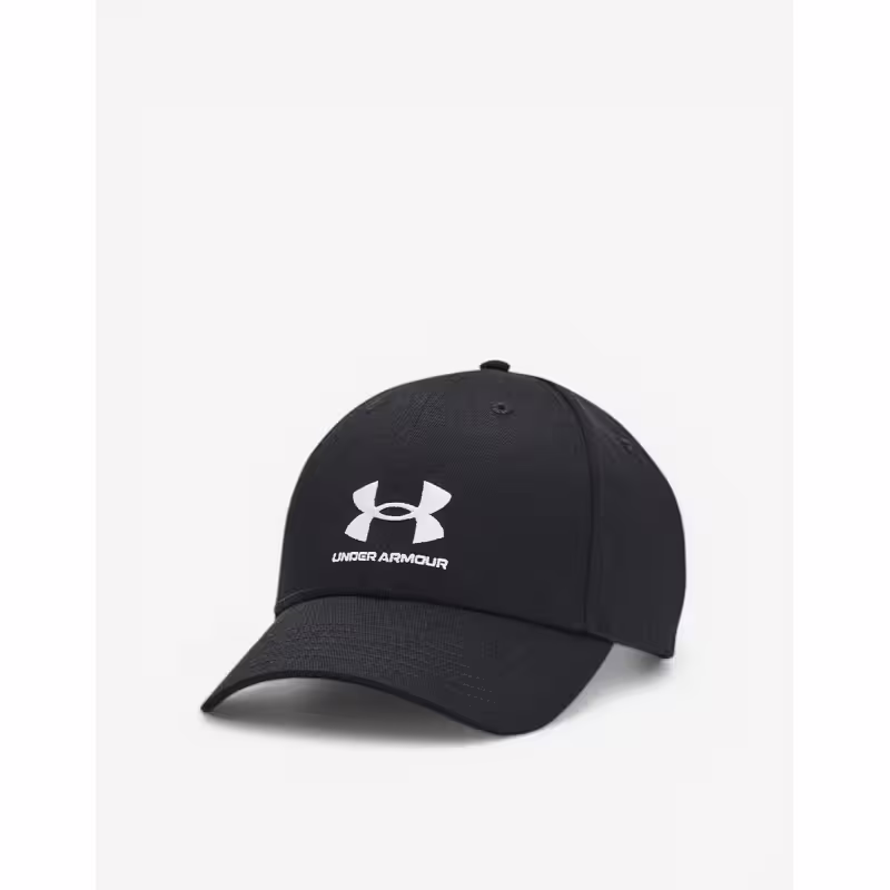 UNDER ARMOUR Branded Lockup Adjustable Cap Black/White