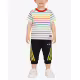 ADIDAS  x Classic Lego Tee And 3/4 Pants Set White/Multi