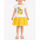 CHICCO Girls Dress White/Yellow