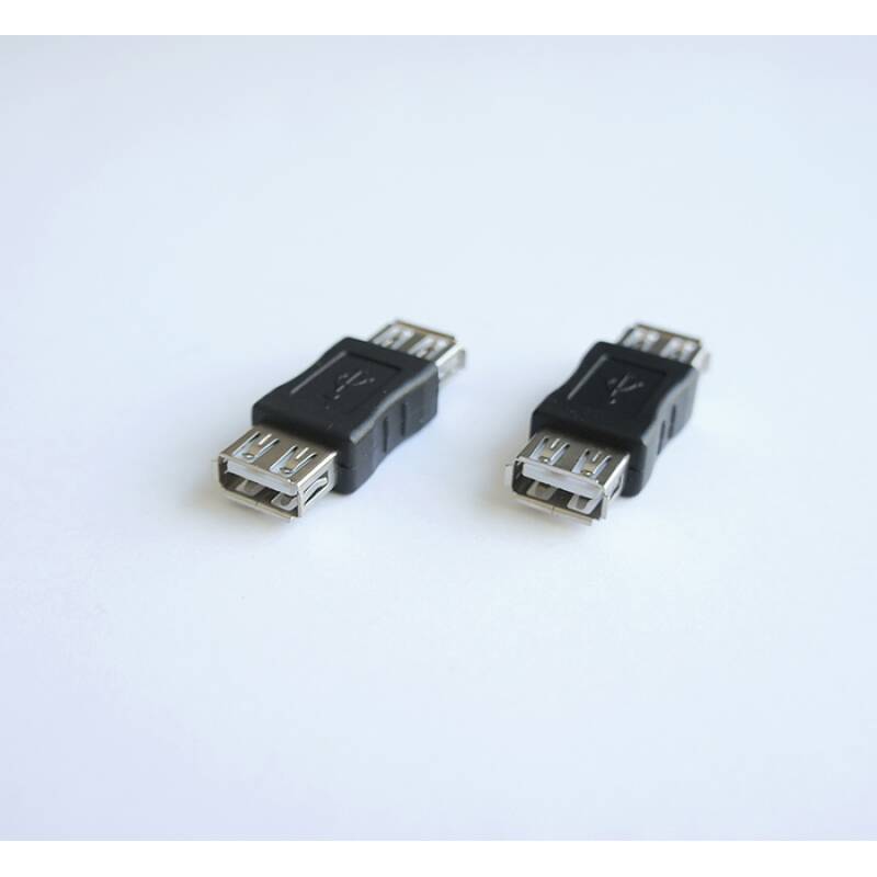 Букса снадка USB-A(ж)/USB-A(ж)
