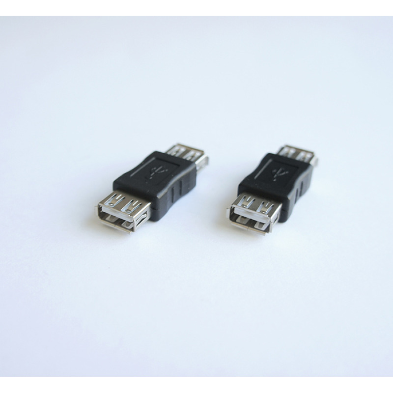 Букса, снадка, USB-A(ж), USB-A(ж)