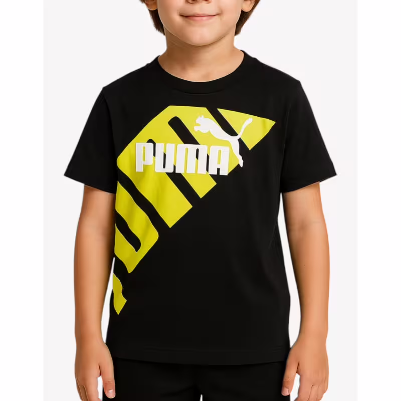 PUMA Power Graphic Tee Black