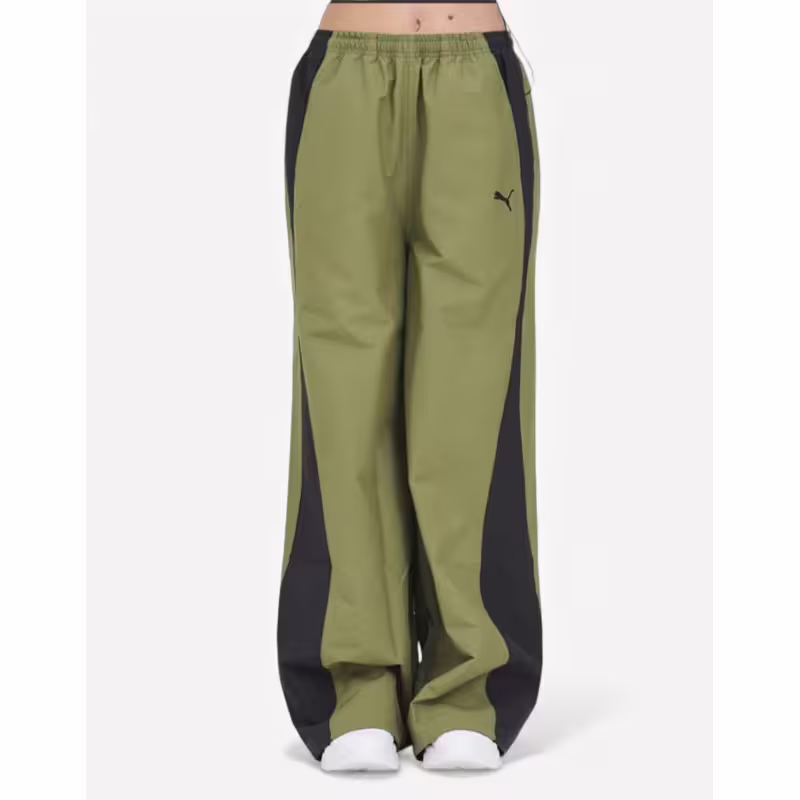 PUMA Dare To Relaxed Parachute Pants Green