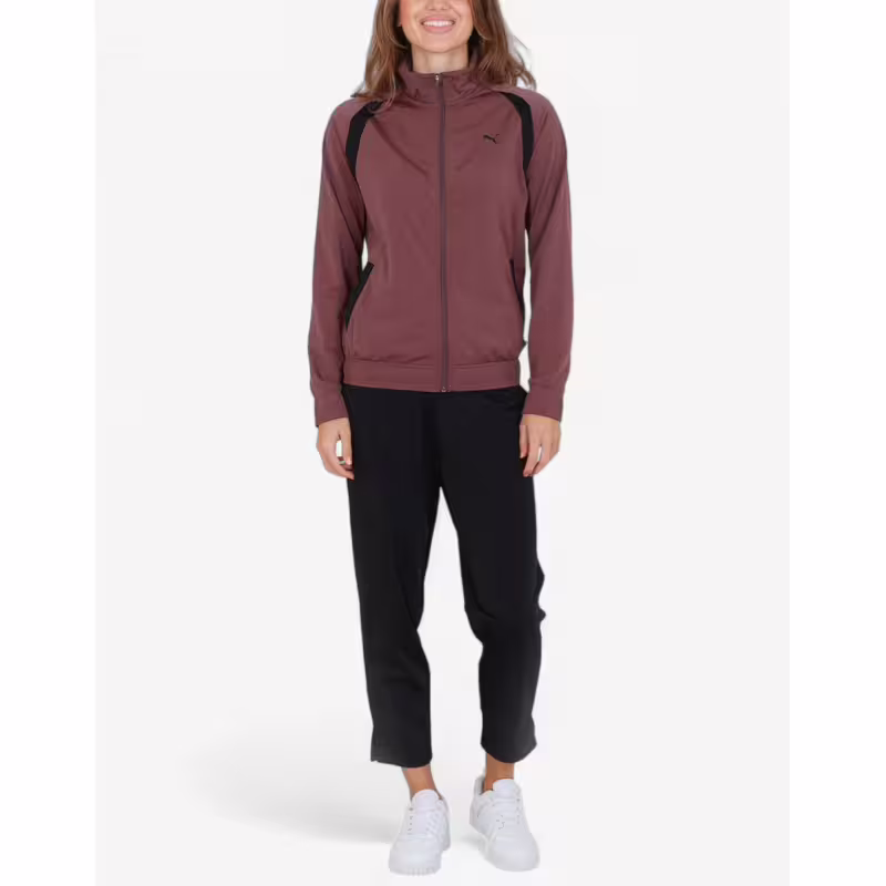 PUMA Classic Tricot Tracksuit Purple/Black
