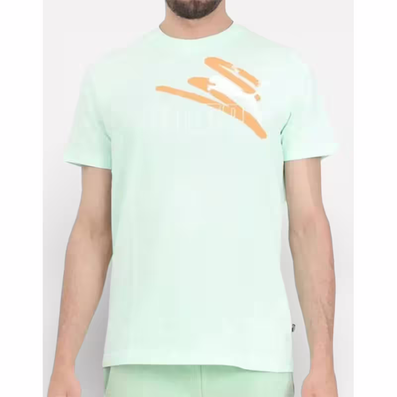 PUMA Essentials+ Logo Lab Summer Tee Green