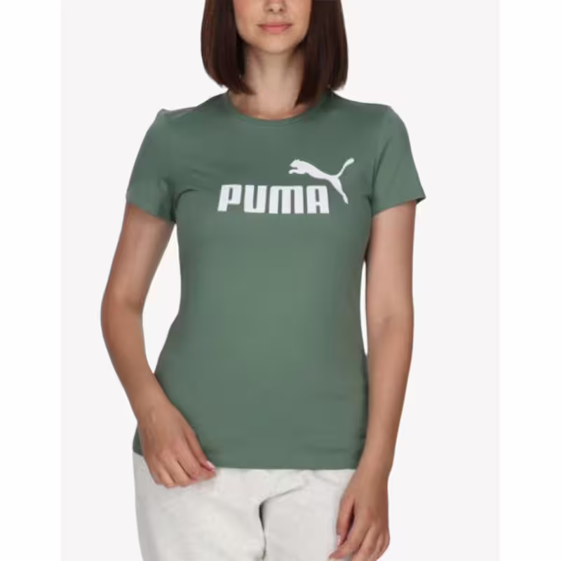 PUMA Essential Logo Tee Green