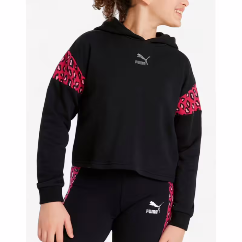 PUMA Classics Summer Roar Hoodie Black