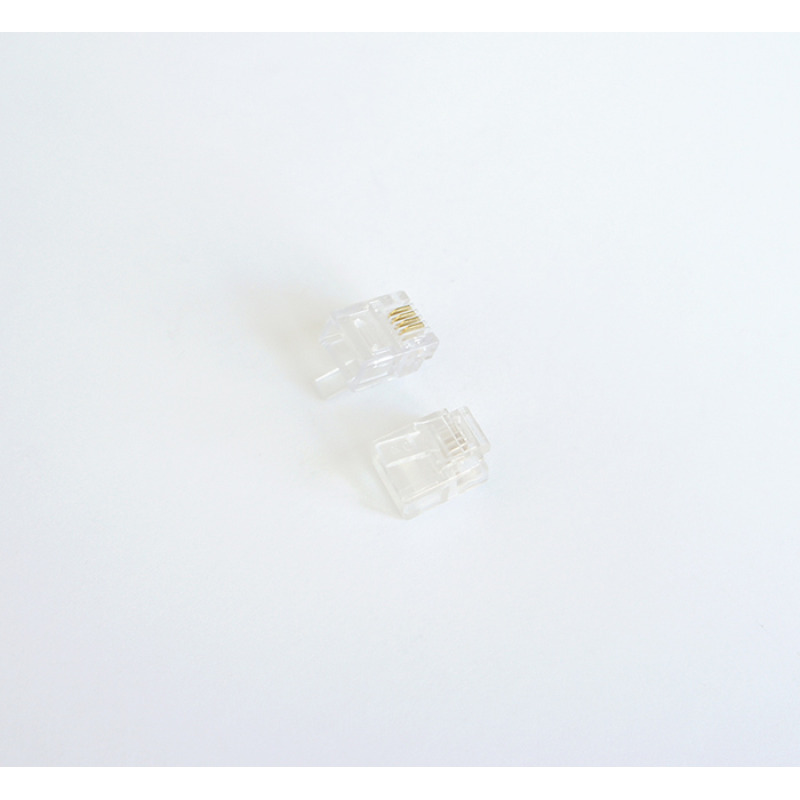 Букса за кабел за линия RJ11 4pin(м) 6P/4C