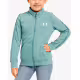 UNDER ARMOUR Rival Terry Taped FZ Hoodie Blue