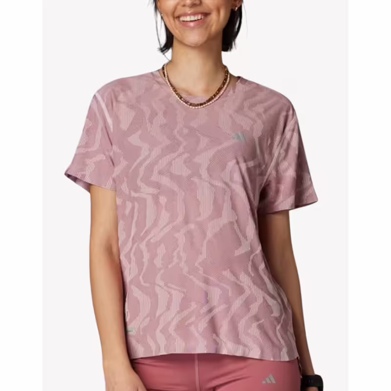 ADIDAS Ultimate HEAT RDY Engineered Running Tee Pink