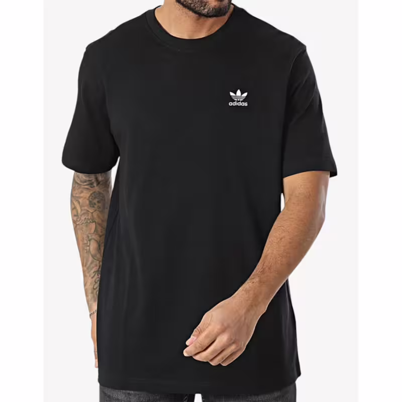 ADIDAS Adicolor Classics Back Front Trefoil Boxy Tee Black