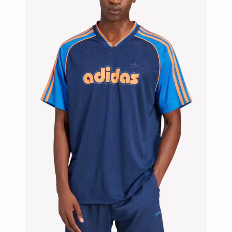 ADIDAS Short Sleeve Jersey Tee Blue