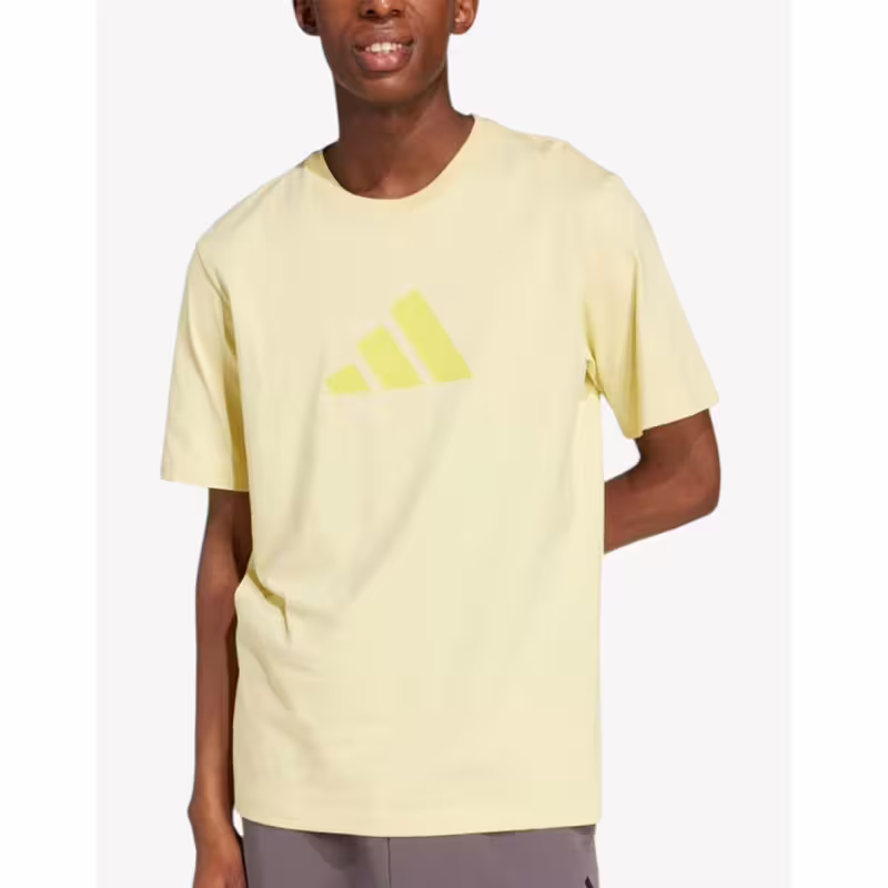 ADIDAS Future Icons 3 Bar Logo Tee Yellow