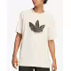ADIDAS Skeleton Trefoil Tee White
