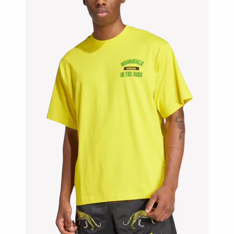 ADIDAS Originals In The Ring Graphic Tee Yellow