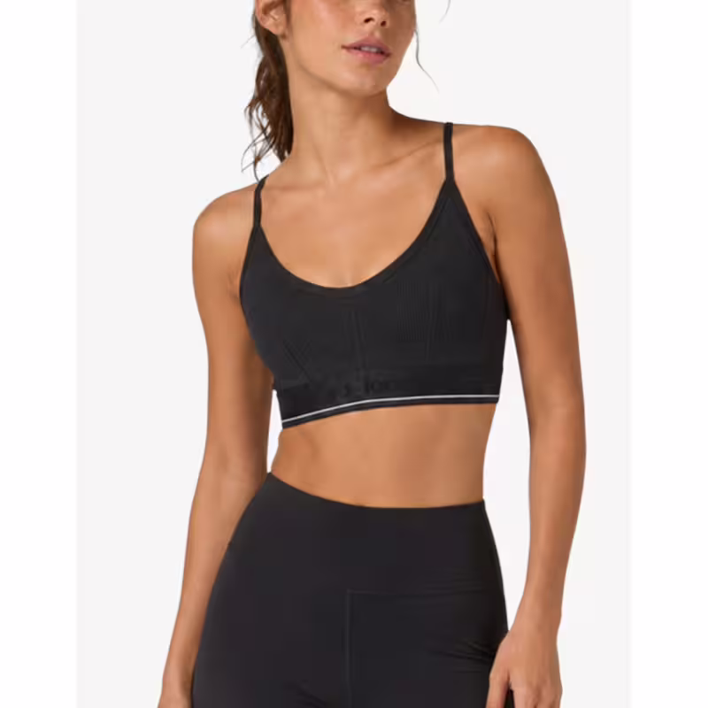 ADIDAS Waffle Bra Top Black