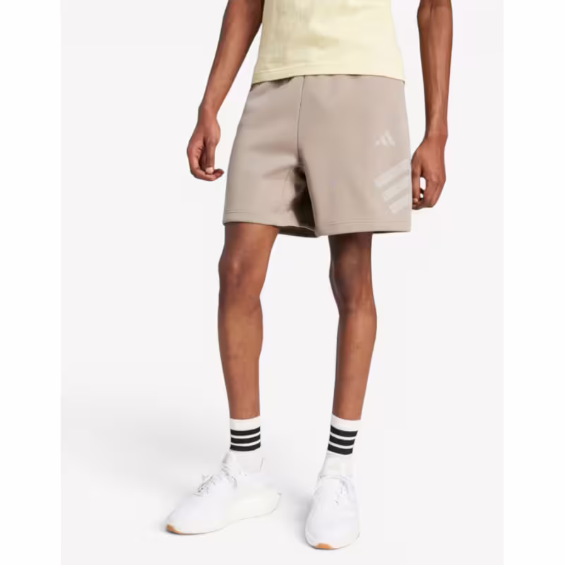ADIDAS Future Icons 3-Stripes Shorts Beige