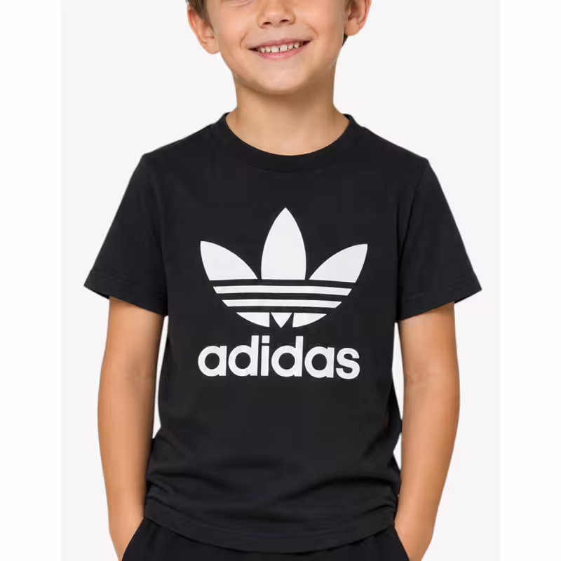 ADIDAS Trefoil Tee Kids Black