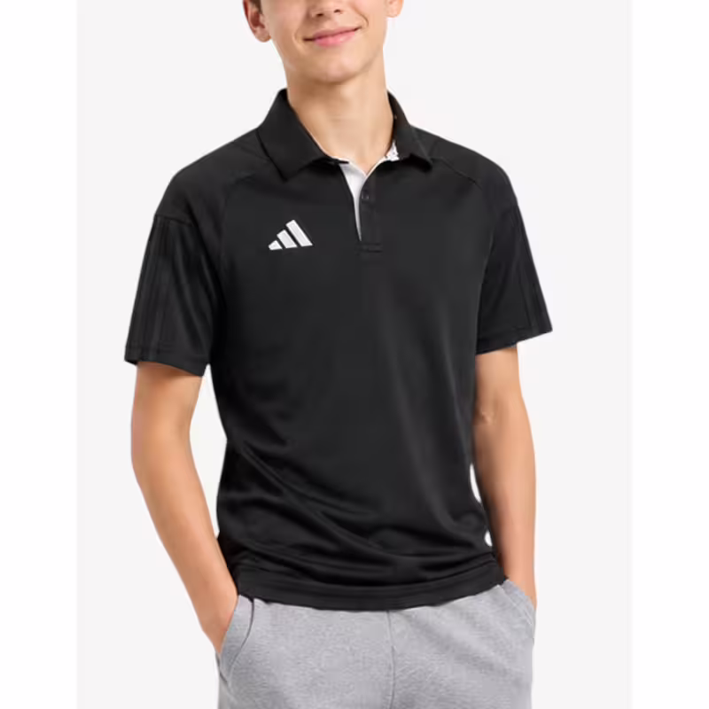 ADIDAS Tiro 23 Competition Cotton Polo Shirt Black
