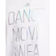 ADIDAS Dance Metallic-Print Tee White