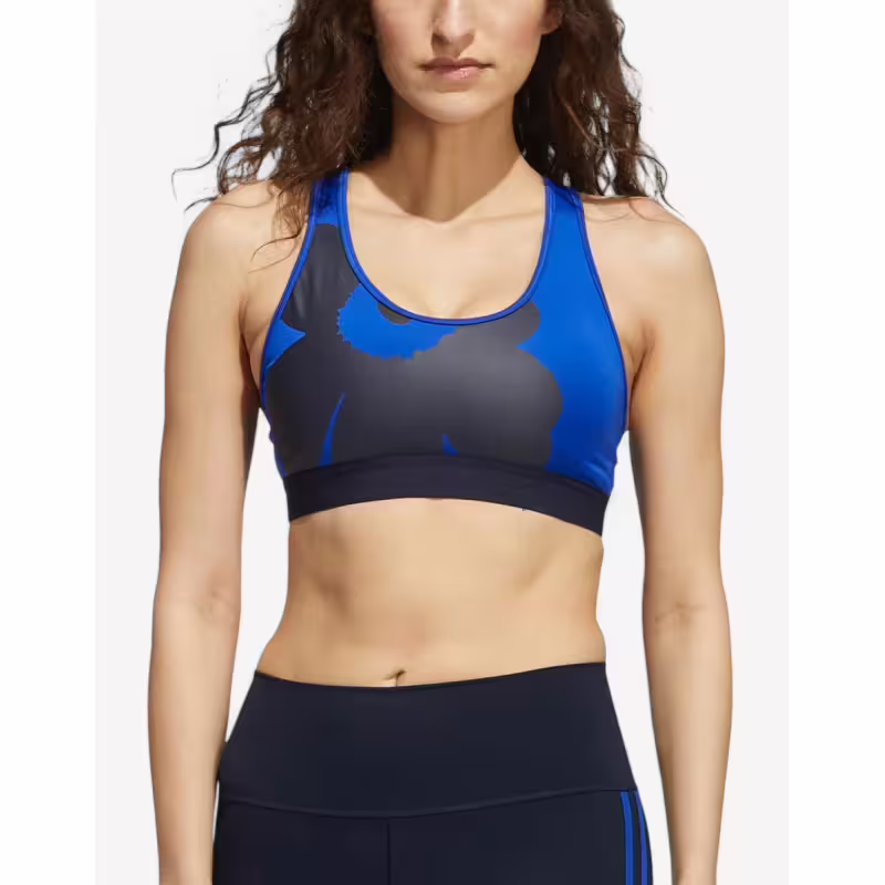 ADIDAS x Marimekko Believe This Medium-Support Bra Blue