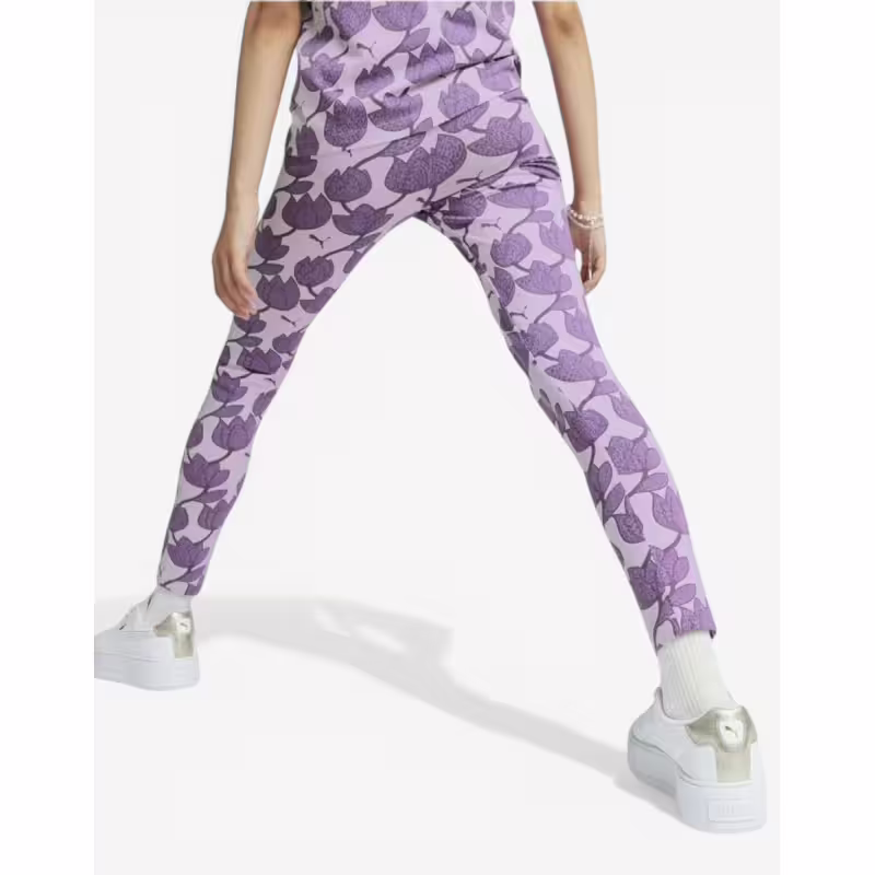PUMA Essentials+ Blossom Leggings Purple